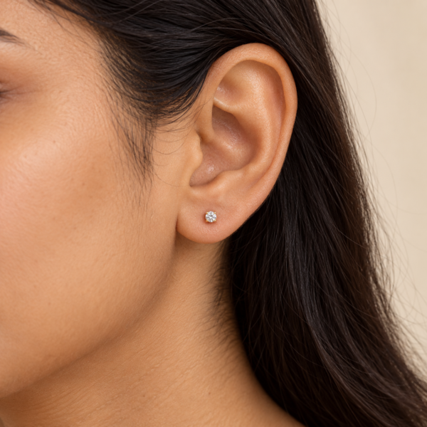 Anti-Tarnish Ball Back Stud Earrings
