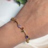 Anti-Tarnish Stainless Steel 18K Gold Plated Tulip Bracelet