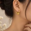 Anti-Tarnish Stainless Steel Hoop Earrings
