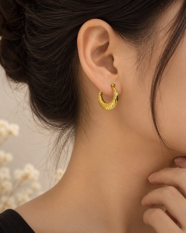 Anti-Tarnish Stainless Steel Hoop Earrings
