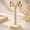 Anti-Tarnish Stainless Steel Hoop Earrings