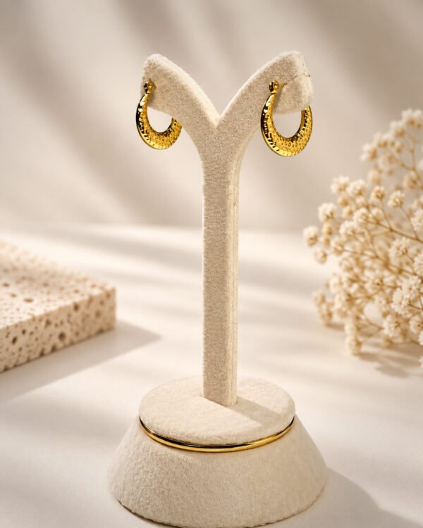 Anti-Tarnish Stainless Steel Hoop Earrings