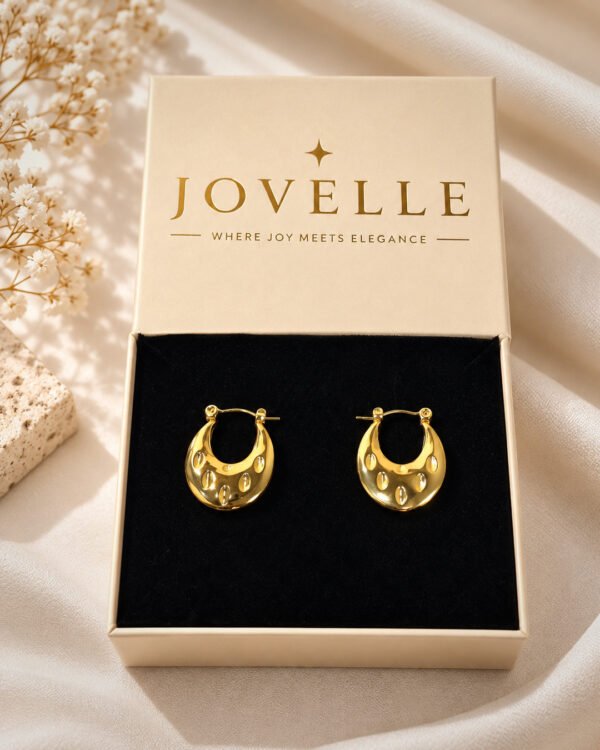 Anti-Tarnish Stainless Steel Hoop Earrings