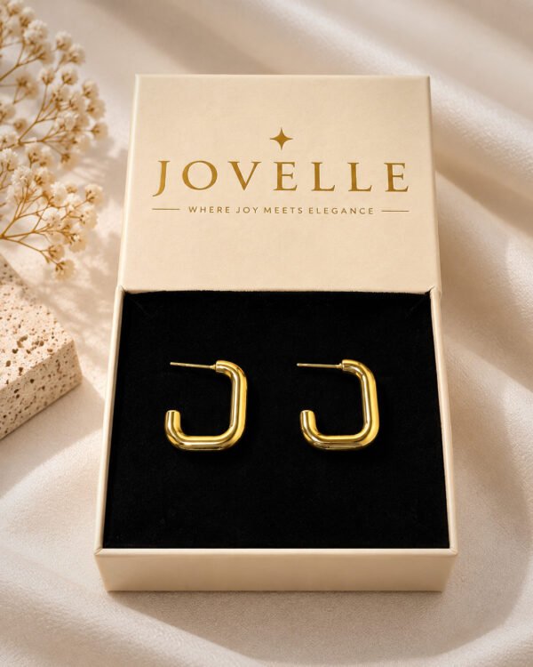 Anti-Tarnish Stainless Steel Hoop Earrings