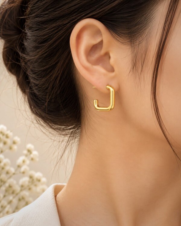 Anti-Tarnish Stainless Steel Hoop Earrings
