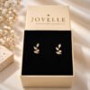 Anti-Tarnish Stainless Steel Ball Back Studs with American Diamonds