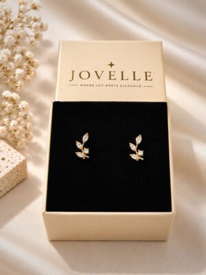 Anti-Tarnish Stainless Steel Ball Back Studs with American Diamonds