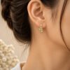 Anti-Tarnish Stainless Steel Ball Back Studs with American Diamonds