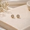 Anti-Tarnish Stainless Steel Ball Back Studs with American Diamonds