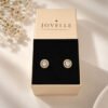 Anti-Tarnish Stainless Steel Ball Back Studs with American Diamonds