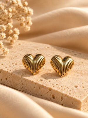 Heart Studs