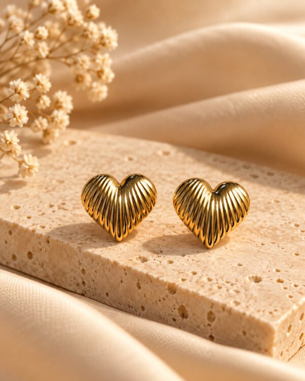 Heart Studs