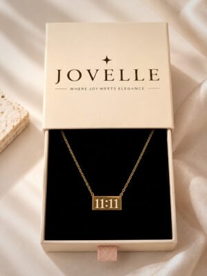 Anti-Tarnish Stainless Steel 18K Gold Plated 11:11 Necklace
