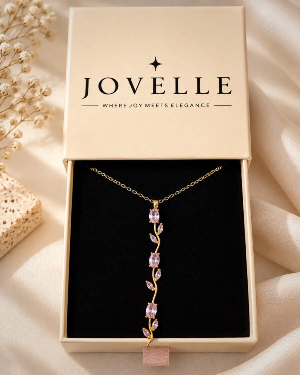 Anti-Tarnish Stainless Steel 18K Gold Plated Tulip Necklace