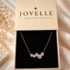 Anti-Tarnish Stainless Steel 18K Gold Plated Bubble Necklace