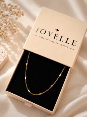 Anti-Tarnish Stainless Steel 18K Gold Plated Chain