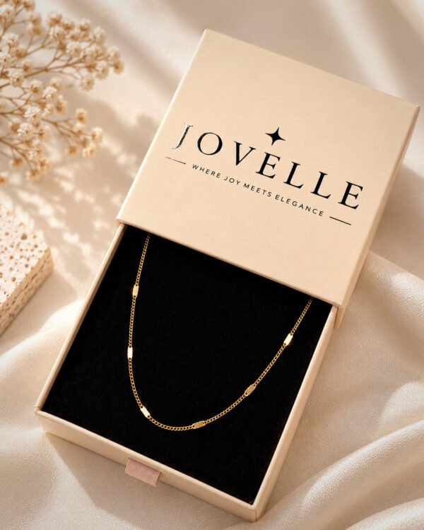 Anti-Tarnish Stainless Steel 18K Gold Plated Chain