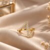 Anti-Tarnish Adjustable Ring