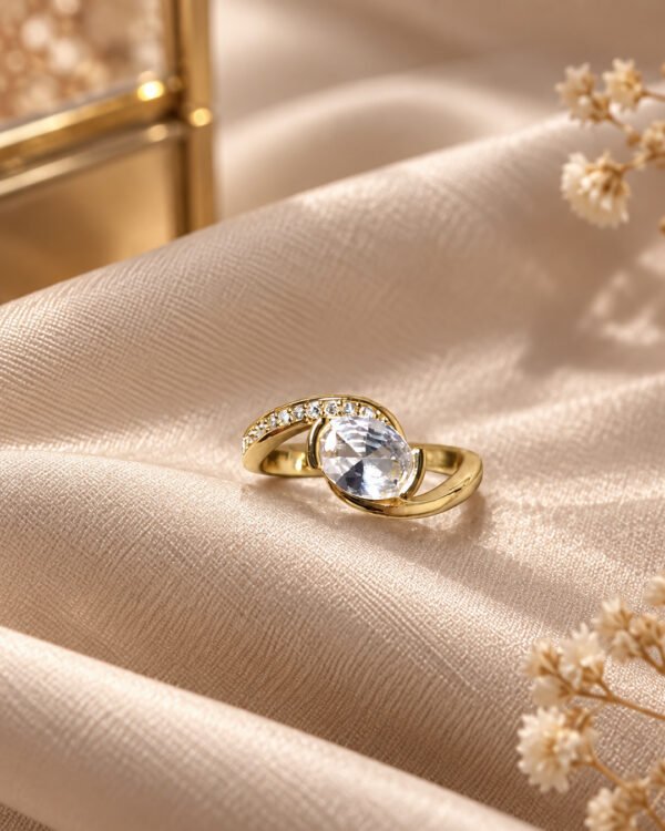 Anti-Tarnish Adjustable Ring
