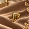Anti-Tarnish Adjustable Ring