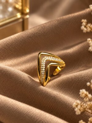 Anti-Tarnish Adjustable Ring